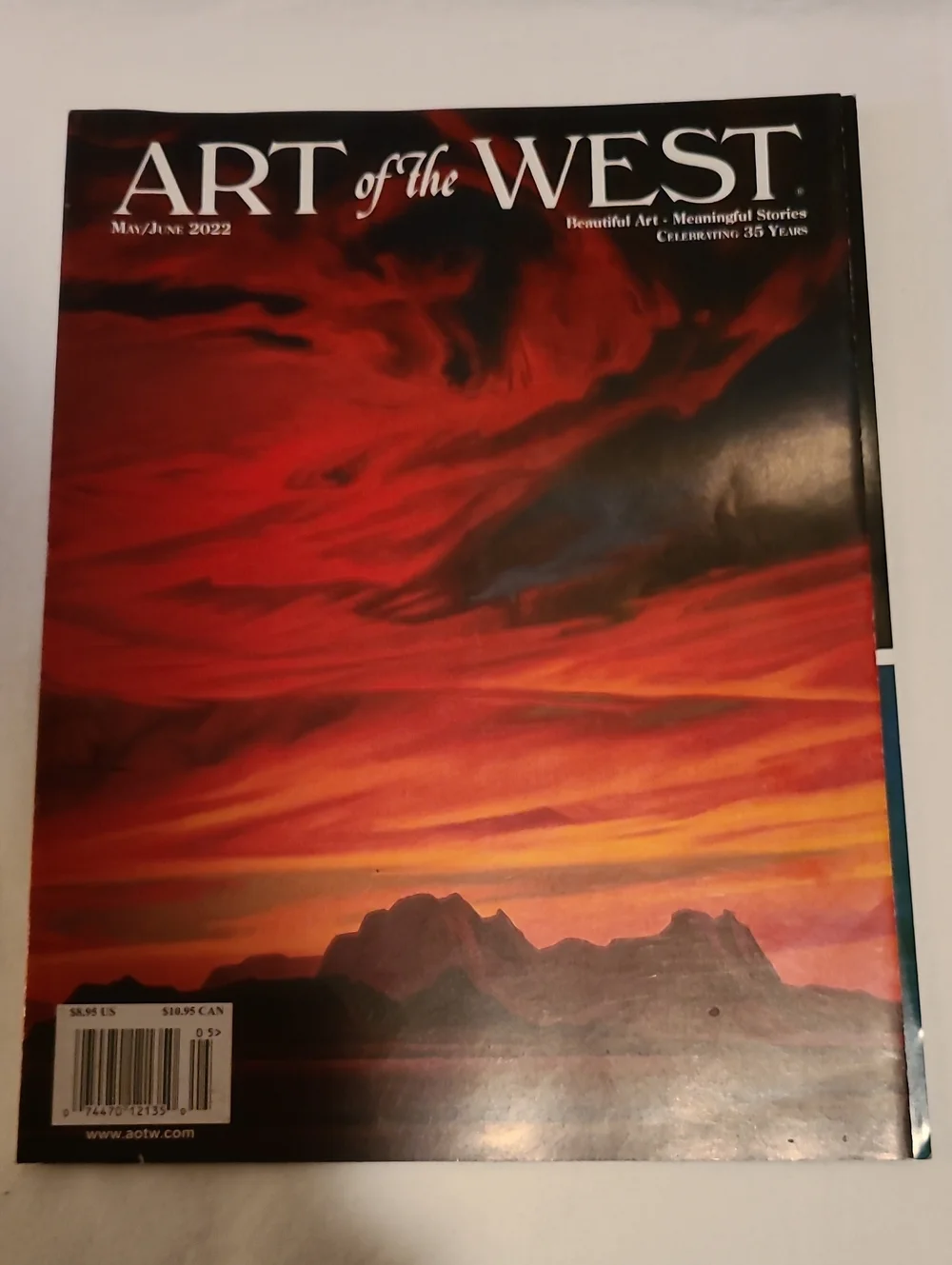 Art Of The West 3 Issues, Beautiful Art And Stories Magazine Mar May July 2022